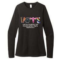 Vote Like Your Daughters And Granddaughters Rights Depend Womens CVC Long Sleeve Shirt