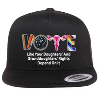 Vote Like Your Daughters And Granddaughters Rights Depend Flatbill Hat