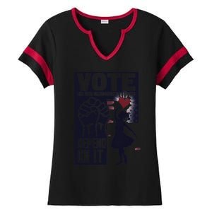 Vote Like Your GranddaughterS Rights Depend On It Sweat Ladies Halftime Notch Neck Tee