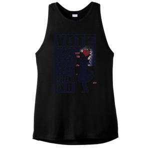 Vote Like Your GranddaughterS Rights Depend On It Sweat Ladies PosiCharge Tri-Blend Wicking Tank