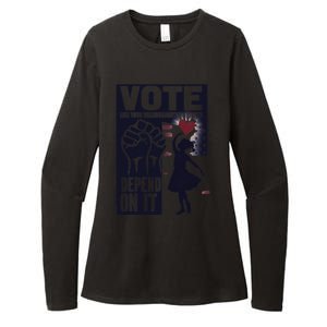 Vote Like Your GranddaughterS Rights Depend On It Sweat Womens CVC Long Sleeve Shirt