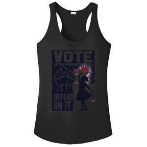 Vote Like Your GranddaughterS Rights Depend On It Sweat Ladies PosiCharge Competitor Racerback Tank