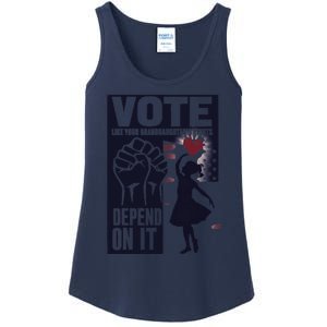 Vote Like Your GranddaughterS Rights Depend On It Sweat Ladies Essential Tank