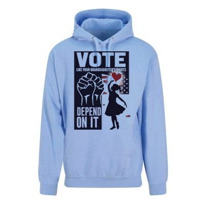 Vote Like Your GranddaughterS Rights Depend On It Sweat Unisex Surf Hoodie