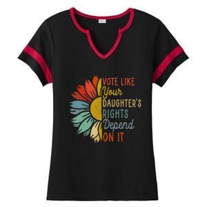 Vote Like Your GranddaughterS Rights Depend On It Ladies Halftime Notch Neck Tee