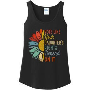 Vote Like Your GranddaughterS Rights Depend On It Ladies Essential Tank