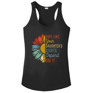 Vote Like Your GranddaughterS Rights Depend On It Ladies PosiCharge Competitor Racerback Tank