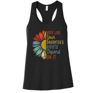 Vote Like Your GranddaughterS Rights Depend On It Women's Racerback Tank