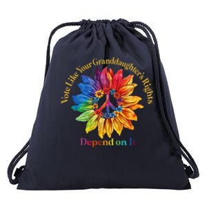 Vote Like Your GranddaughterS Rights Depend On It Drawstring Bag