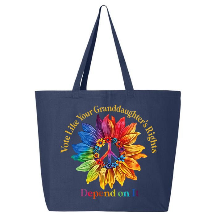 Vote Like Your GranddaughterS Rights Depend On It 25L Jumbo Tote