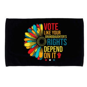 Vote Like Your Daughters Granddaughters Rights Depend On It Microfiber Hand Towel