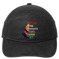 Vote Like Your GranddaughterS Rights Depend On It Funny 7-Panel Snapback Hat