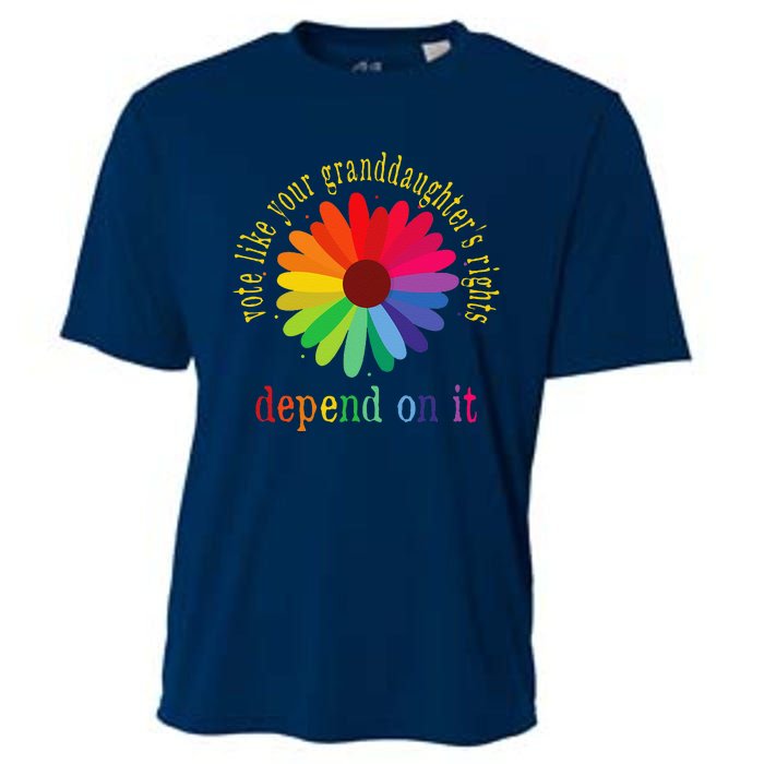 Vote Like Your GranddaughterS Rights Depend On It Cooling Performance Crew T-Shirt