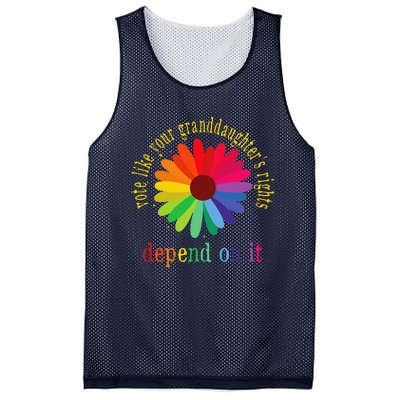 Vote Like Your GranddaughterS Rights Depend On It Mesh Reversible Basketball Jersey Tank