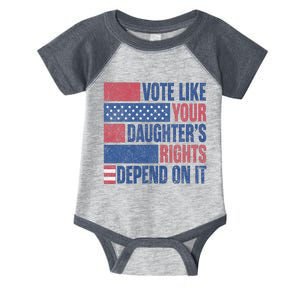 Vote Like Your Daughters Granddaughters Rights Depend On It Infant Baby Jersey Bodysuit