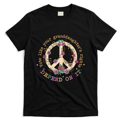 Vote Like Your GranddaughterS Rights Depend On It T-Shirt