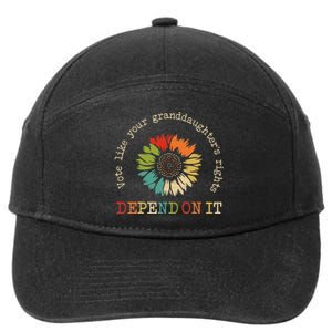 Vote Like Your GranddaughterS Rights Depend On It 7-Panel Snapback Hat