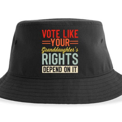 Vote Like Your Daughters Granddaughters Rights Depend On It Sustainable Bucket Hat