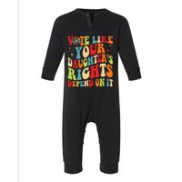 Vote Like Your Daughters Granddaughters Rights Depend On It Infant Fleece One Piece