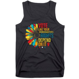 Vote Like Your Daughters Granddaughters Rights Depend On It Tank Top