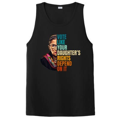 Vote Like Your DaughterS Rights Depend On It Rbg PosiCharge Competitor Tank