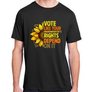 Vote Like Your GranddaughterS Rights Depend On It Adult ChromaSoft Performance T-Shirt