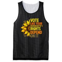 Vote Like Your GranddaughterS Rights Depend On It Mesh Reversible Basketball Jersey Tank