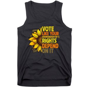 Vote Like Your GranddaughterS Rights Depend On It Tank Top