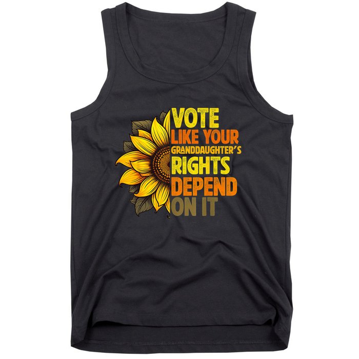 Vote Like Your GranddaughterS Rights Depend On It Tank Top