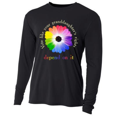 Vote Like Your Granddaughters Rights Depend On It Cooling Performance Long Sleeve Crew