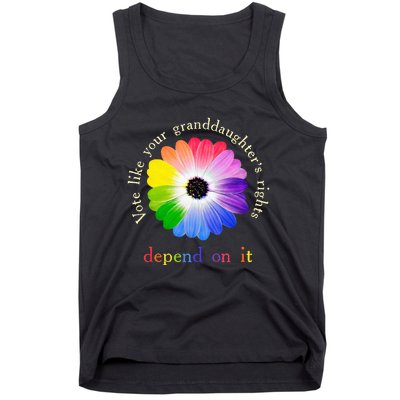 Vote Like Your Granddaughters Rights Depend On It Tank Top