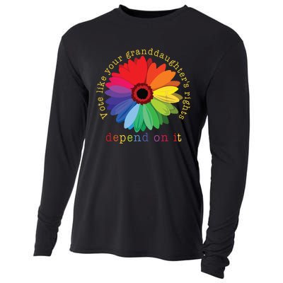 Vote Like Your Granddaughters Rights Depend On It Cooling Performance Long Sleeve Crew