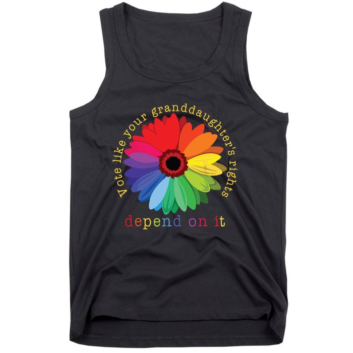 Vote Like Your Granddaughters Rights Depend On It Tank Top