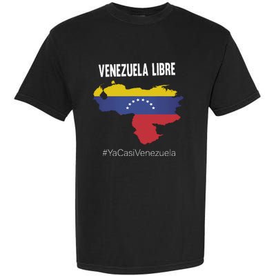 Venezuela Libre Ya Casi Venezuela Garment-Dyed Heavyweight T-Shirt