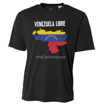 Venezuela Libre Ya Casi Venezuela Cooling Performance Crew T-Shirt