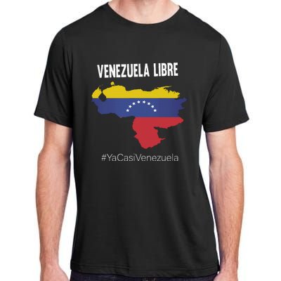 Venezuela Libre Ya Casi Venezuela Adult ChromaSoft Performance T-Shirt