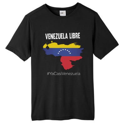 Venezuela Libre Ya Casi Venezuela Tall Fusion ChromaSoft Performance T-Shirt