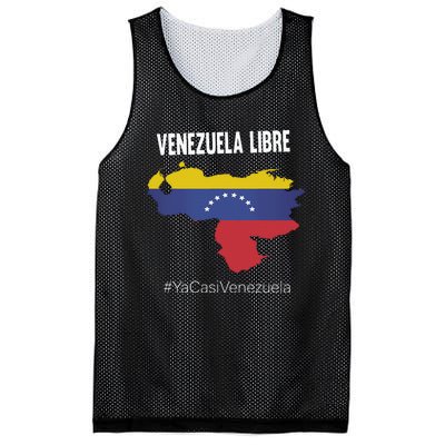 Venezuela Libre Ya Casi Venezuela Mesh Reversible Basketball Jersey Tank