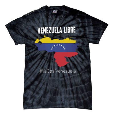 Venezuela Libre Ya Casi Venezuela Tie-Dye T-Shirt