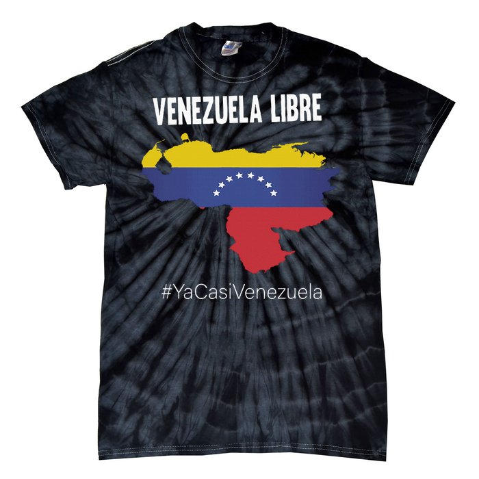 Venezuela Libre Ya Casi Venezuela Tie-Dye T-Shirt