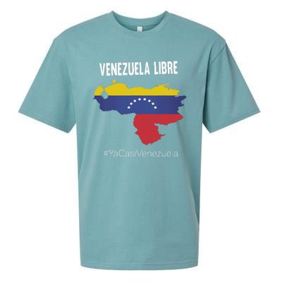 Venezuela Libre Ya Casi Venezuela Sueded Cloud Jersey T-Shirt