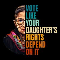 Vote Like Your DaughterS Rights Depend On It Rbg Impact Tech Backpack