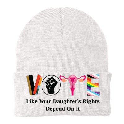 Vote Like Your Daughters Rights Depend On It Knit Cap Winter Beanie