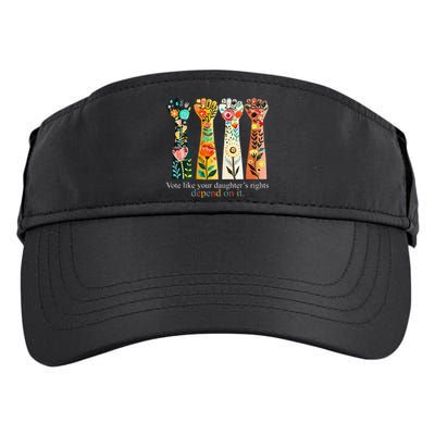 Vote Like Your Daughters Rights Adult Drive Performance Visor