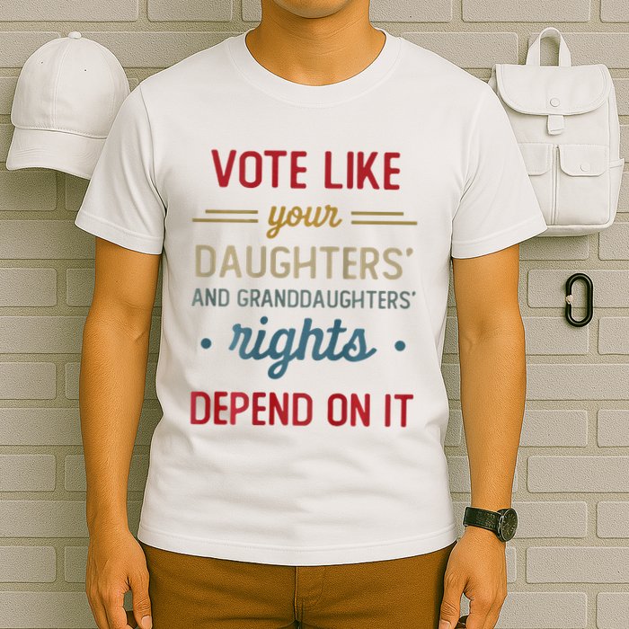 Vote Like Your DaughterS Rights Depend On It T-Shirt