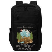 Vintage Look Yellowstone National Park Bison Lover Impact Tech Backpack