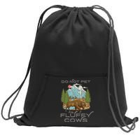 Vintage Look Yellowstone National Park Bison Lover Sweatshirt Cinch Pack Bag