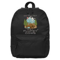 Vintage Look Yellowstone National Park Bison Lover 16 in Basic Backpack