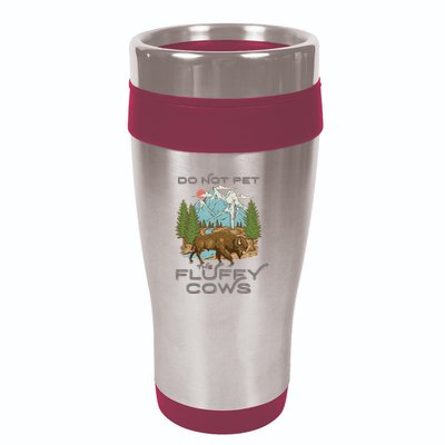 Vintage Look Yellowstone National Park Bison Lover 16oz Travel Tumbler