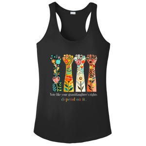 Vote Like Your Granddaughters Rights Depend On It Ladies PosiCharge Competitor Racerback Tank